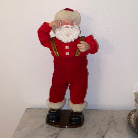 CHRISTMAS FANTASY LTD 1998 Standing Santa Vintage - Picture 1 of 5